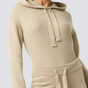 Ribbed Hoodie